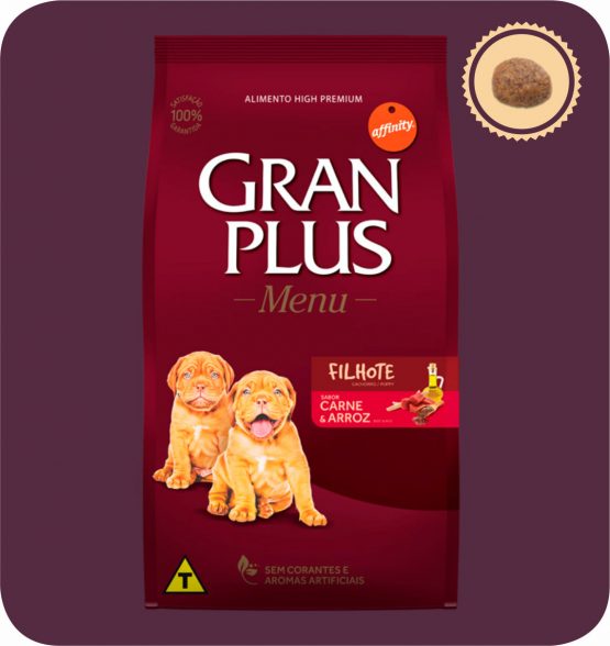 Granplus Menú Cachorro – Carne y Arroz